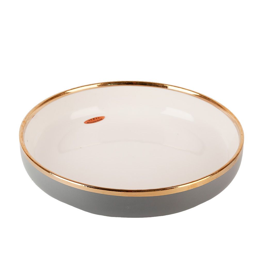 Тарелка "Royal line.Gray" 21,5*21,5*4,5см. (min6) (транспортная упаковка)