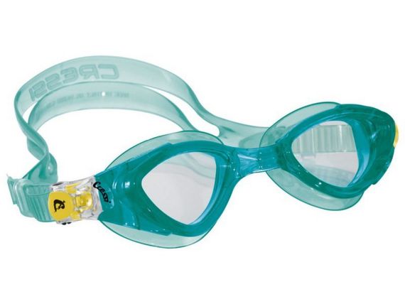 Очки для плавания детские Cressi King Crab Аквамарин прозрачный силикон