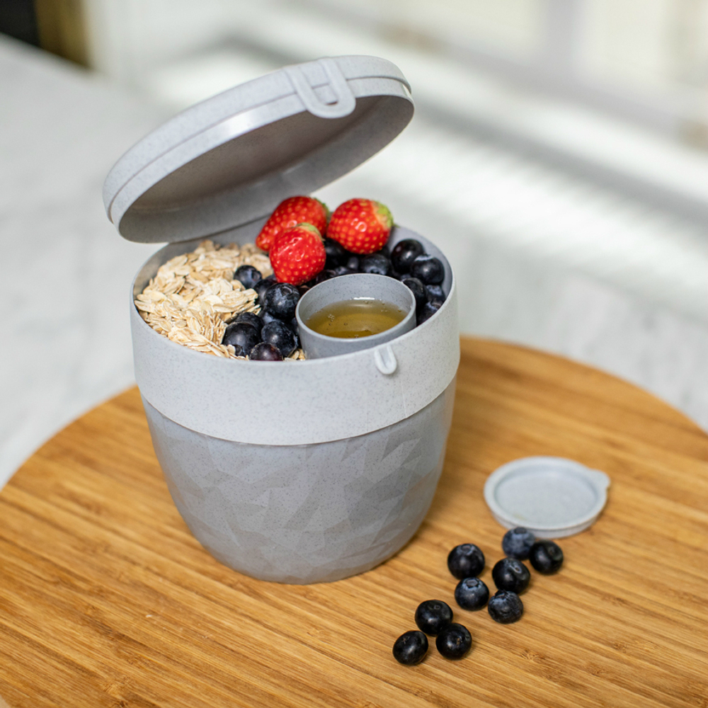 Ланч-бокс Club Bento Organic серый Koziol