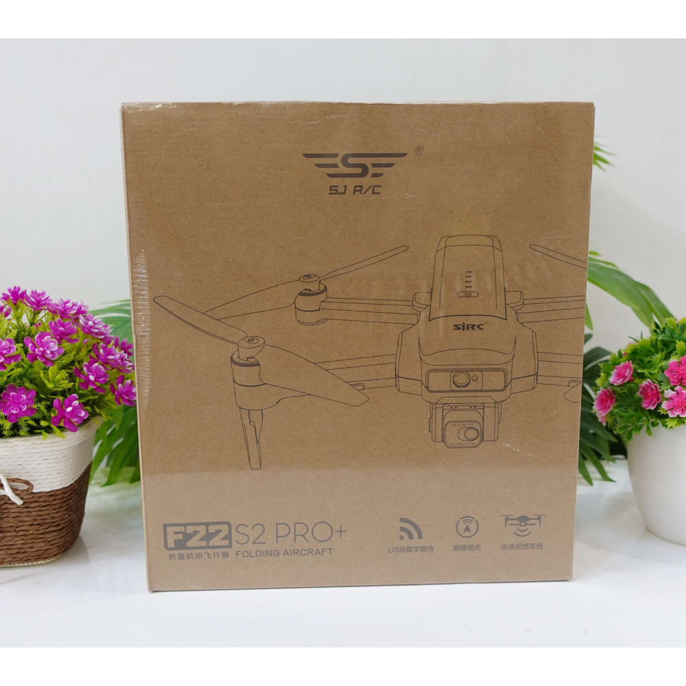 Радиоуправляемый квадрокоптер SJRC F22 S2 PRO+ 4K RTF 2.4G - SJ-F22-S2-PRO-PLUS
