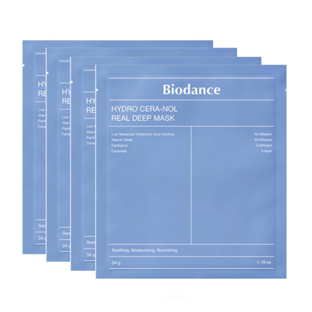 Biodance Ночная гидрогелевая маска с церамидами и пробиотиками против сухости Hydro Cera-Nol Real Deep Mask