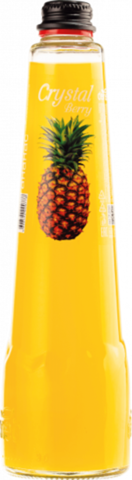 Напиток безалкогольный сильногазированный CRYSTAL BERRY ананас 0,45