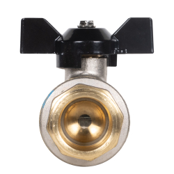 Кран шаровой латунный LD Pride 47.25.Н-Н.Б Ду 25 Ру 40 нр-нр, (бабочка)