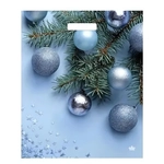 Пакет ПЭ с вырубной ручкой 38х45+6см (60) (Звездное конфетти) НГ глянцевый Тико (х50/500)