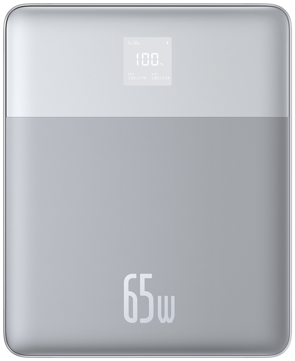 Внешний аккумулятор Baseus Blade2 IE 2C 65W P10063801S13-00 12000 мАч серебристый