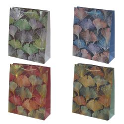 GAEM Пакет подарочный M (бумага 210г/м2, блок микс 12шт), L26 W10 H32 см, 4в.