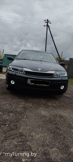 Передние фары Renault Laguna 2 daylight black