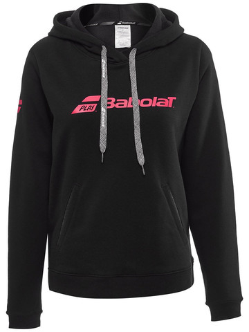 Женская Кофта теннисная Babolat Exercise Hood Sweat Women - черный
