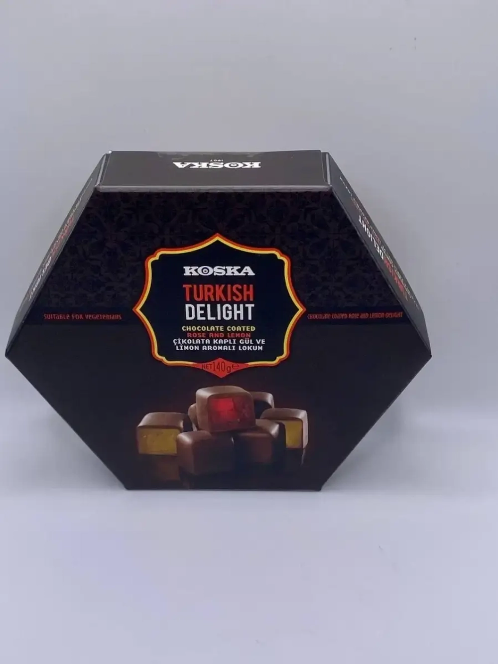 Турецкий рахат-лукум KOSKA с ароматом розы и лимона