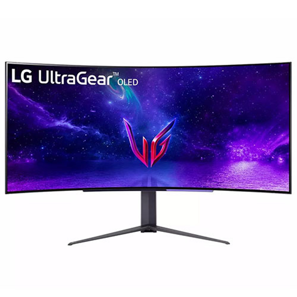 МОНИТОР 45" LG Gaming 45GR95QE-B Black (OLED, 3440×1440, 240Hz, 0.3ms, curved)