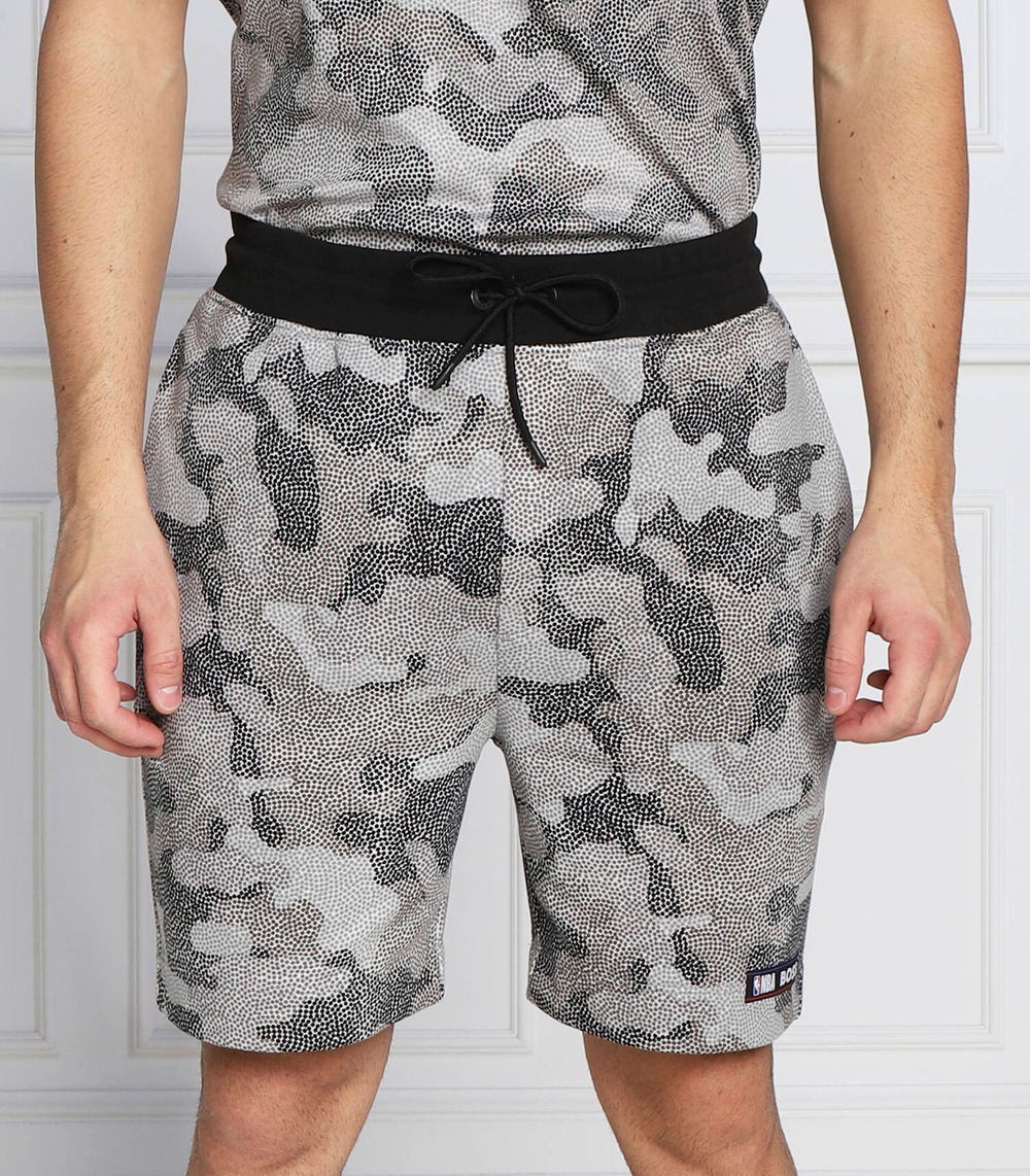 шорты boss x nba slam_camo BOSS ORANGE - серый(50477471)