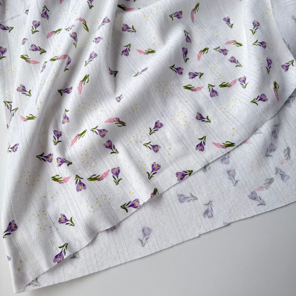 Трансферная рибана Крокусы