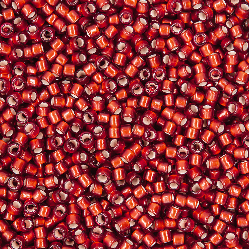 Японский бисер TOHO Treasure (№25CF), с внутренним серебрением, прозрачный матовый