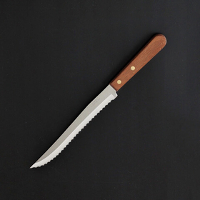 Нож слайсер для хлеба 17,5 см с деревянной ручкой