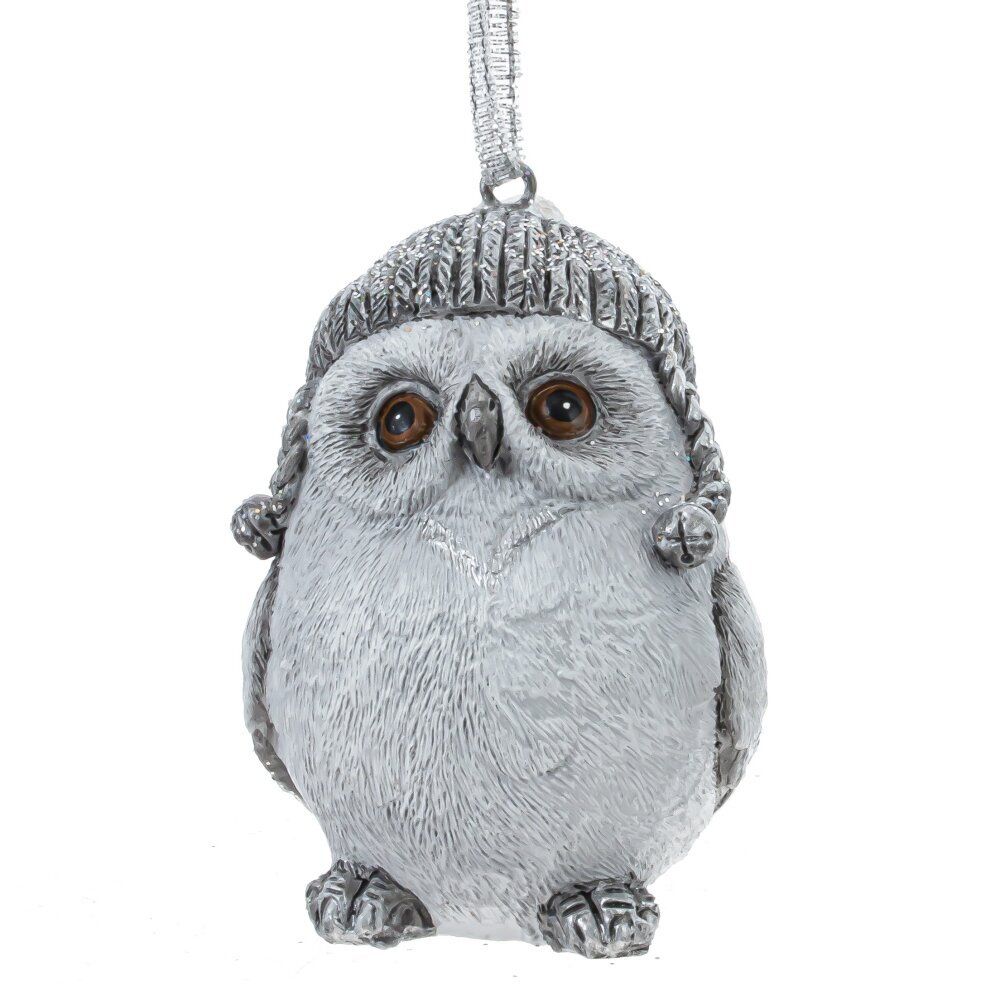 GAEM Изделие декоративное подвесное "Сова", L5 W4,5 H7 см, 4в.
