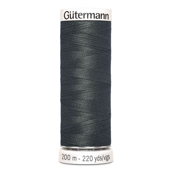 Нитки универсальные Gutermann Sew-all 100 (200 метров), 5 кат. | 141 антрацитовый