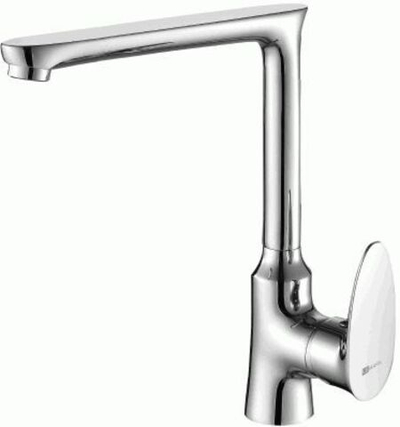 смеситель кухня LEMARK Nero с высоким поворотным изливом, хром LM0205C