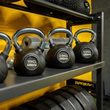 Гиря обрезиненная с хромированной ручкой PROFI-FIT 26 кг