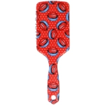 Расческа массажная прямоугольная форма «КОЛЛЕКЦИЯ ИМАНИ - ЛИНА», микс 4 дизайна, 24*7,5см (PVC упаковка)