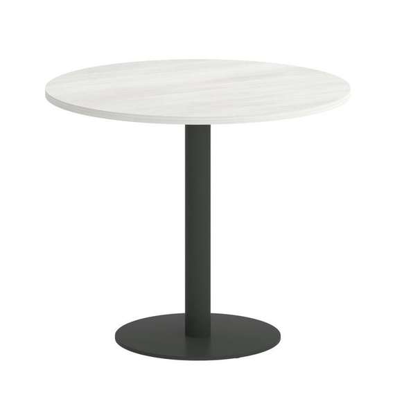 Yalta Стол круглый LT.SPRG-1 Снежная Патина/Металл Антрацит 900*900*750