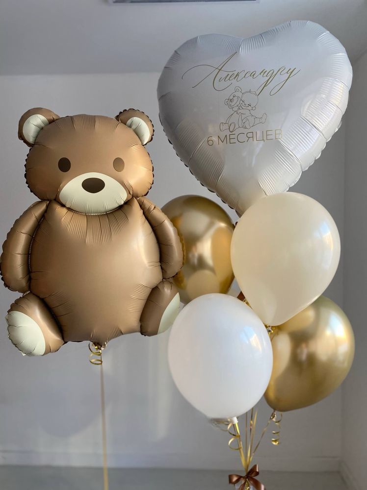 Воздушные шары мишка Барни/медведь/медвежонок №4202