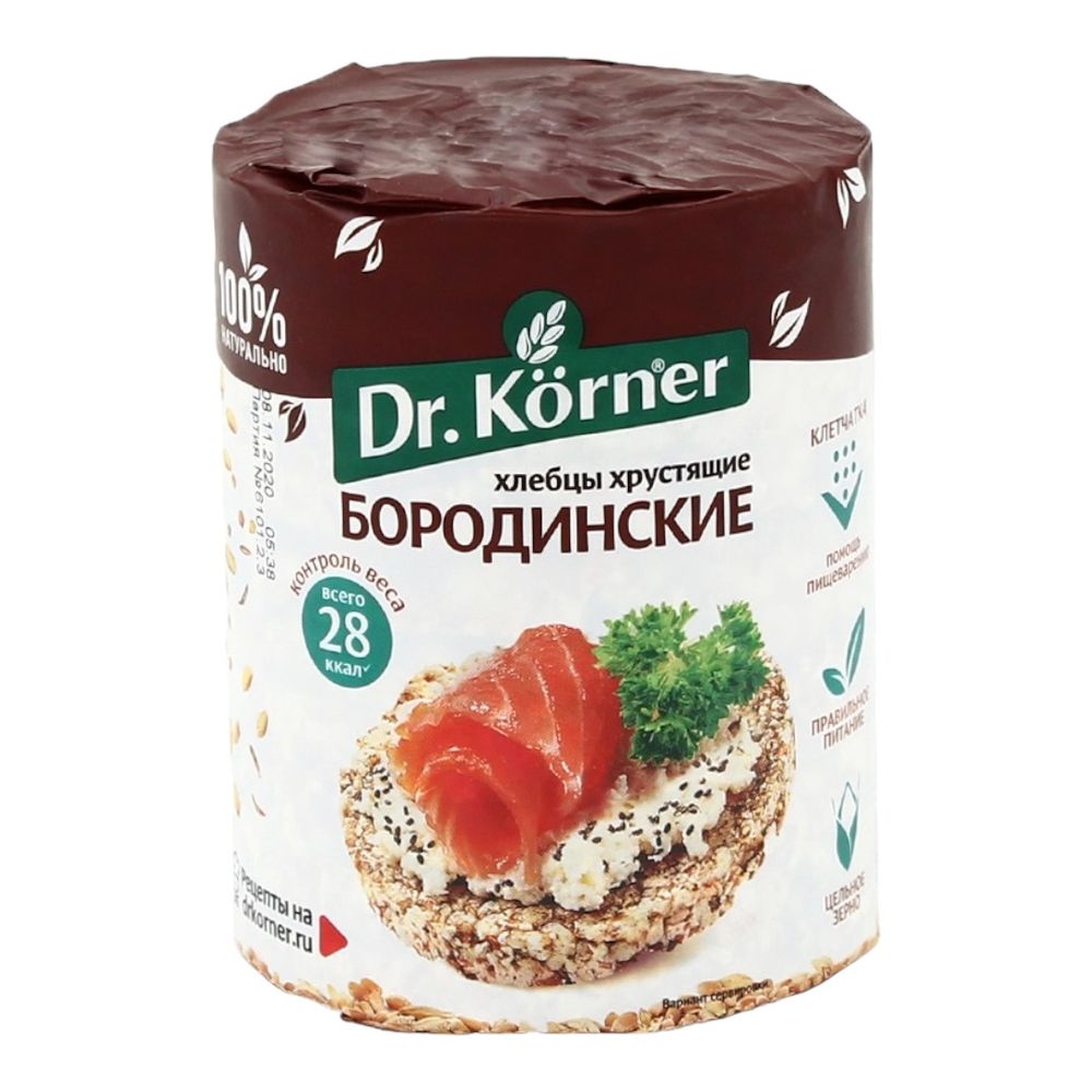 Хлебцы "Бородинские", 100 г (Dr. Korner)