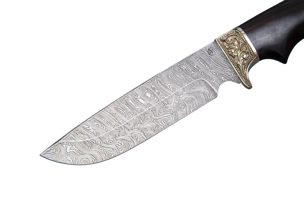 Нож кузница Семина Лорд, дам. сталь, литье, черное дерево