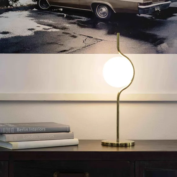 Настольная лампа Le Vita золотая