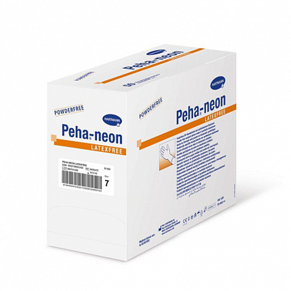Peha-neon latexfree перчатки синтетические стерильные. №6. 50пар