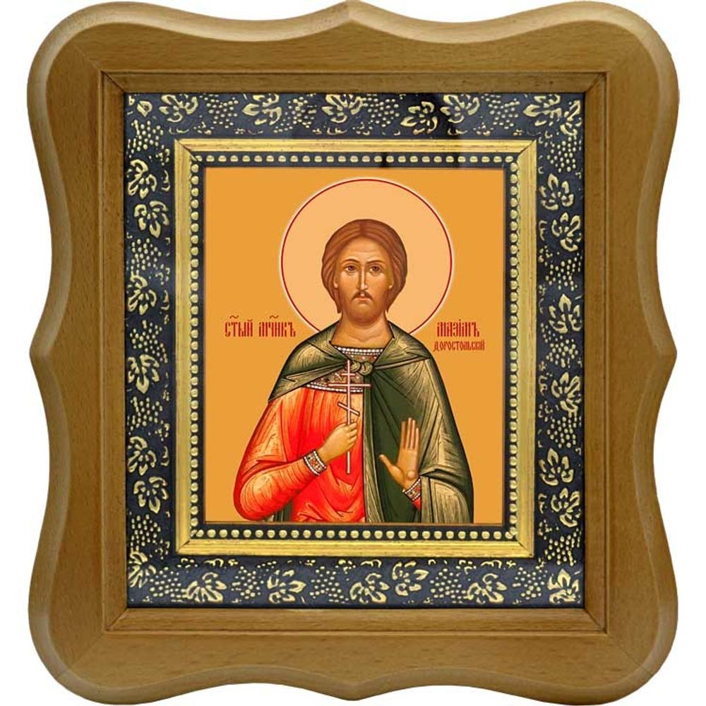 Максим Доростольский, Озовийский мученик. Икона на холсте.