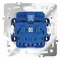 Розетка встраиваемая VOLTUM S70 с заземлением 16А, (кашемир) vls040103