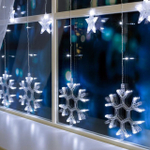 Гирлянда Снежинки и Звезды