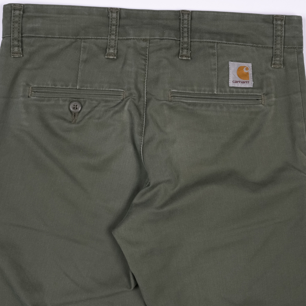 Зауженные джинсы Carhartt в цвете хаки, XS (28x32)