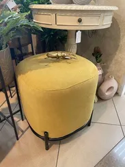 Пуф Midnight 40 см желтый