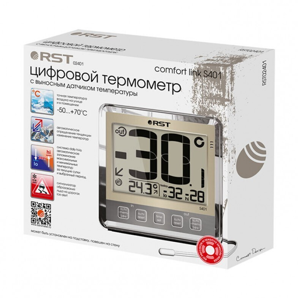 RST 02401 Электронный термометр с выносным сенсором S401