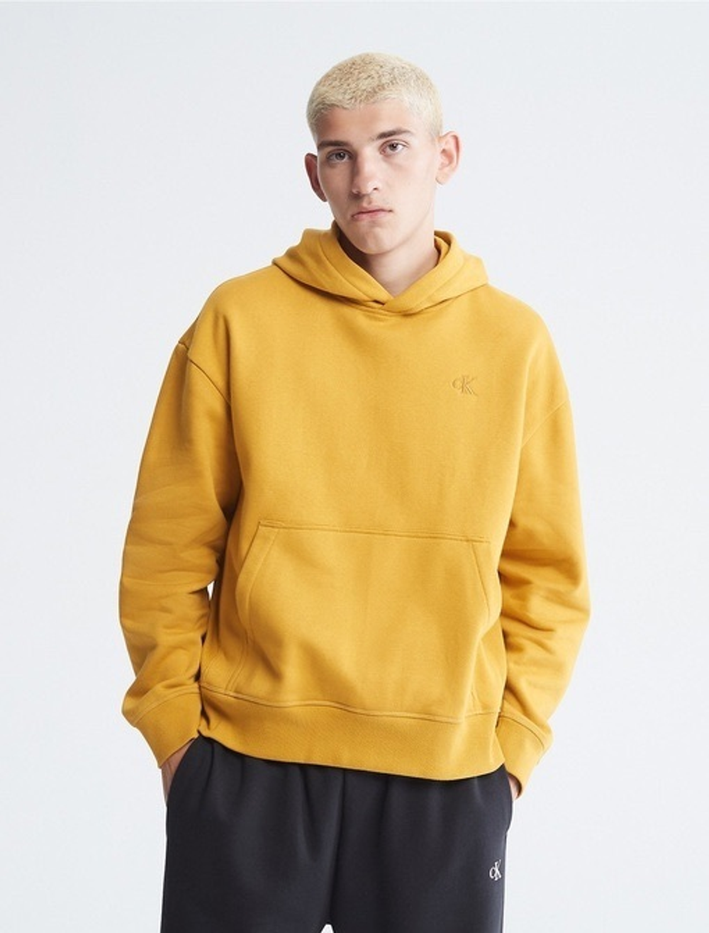 Худи Calvin Klein Relaxed Fit Archive Logo Fleece Sorbet/Yellow