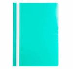 Папка скоросшиватель inФОРМАТ А4 бирюз. пластик 180 мкм карман д/маркир.этикет.