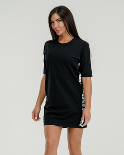 Платье NEBBIA Playful Restday Oversized dress 522 BLACK