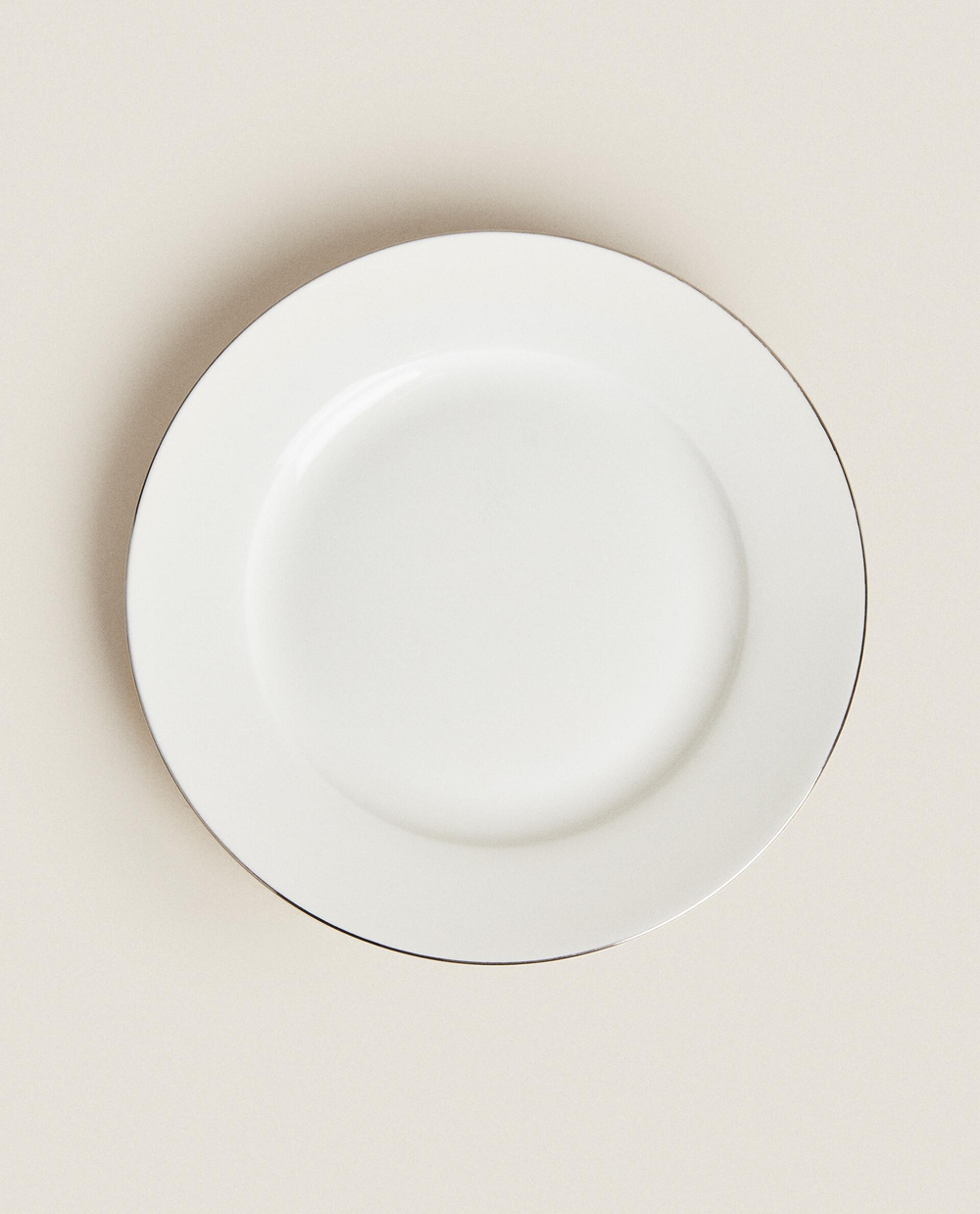 Zara Home тарелка пирожковая из костяного фарфора, цвет золотой, 16.8 см