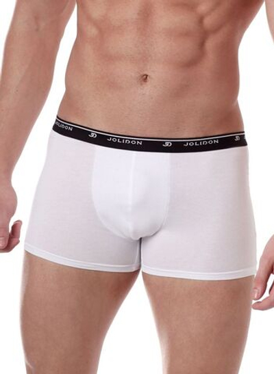 Трусы боксеры из чистого хлопка (Размер: XL) (Цвет: белый)