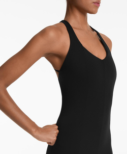 Oysho Короткий комбинезон Comfortlux, черный