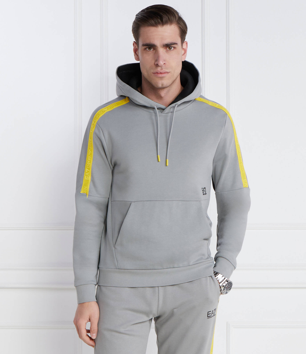 Худи EA7 - серый(3DPM57 PJEQZ)