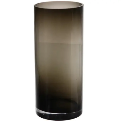 Ваза стеклянная «GREY GLASS» 11*25см, круглая