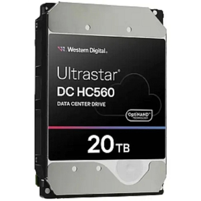HDD жесткий диск HDD WD SAS Server 20Tb Ultrastar DC HC560 7200 12Gb/s 256MB WUH722020BL5204