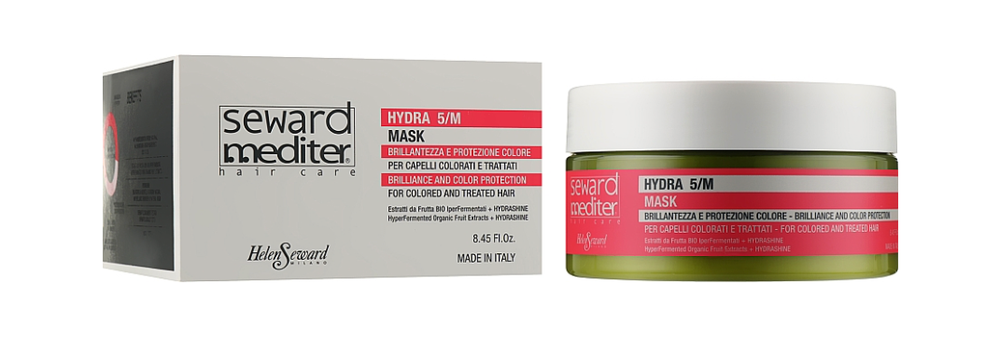 MEDITER Hydra 5\M Mask Маска блекс и защита цвета для окрашенных волос 250 мл
