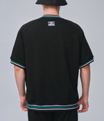 Short Sleeve Bomber Черный