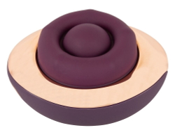 Фиолетовый вращающийся массажёр для вульвы Rotating Vulva Massager