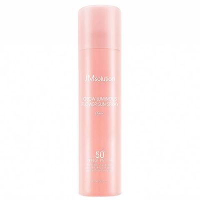 Омолаживающий солнцезащитный спрей с розой JMsolution Glow Luminous Flower Sun Spray SPF50+ PA++++  180 мл
