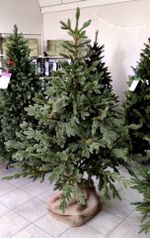 Искусственная ель на ножке «Датская» (Литая хвоя) высота от 1.2 м до 2.4 м