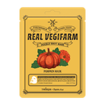 Маска для лица Fortheskin Super Food Real Vegifarm Double Shot Mask Pumpkin Тыква противоотечная 23 мл